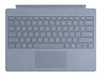 Microsoft Surface Pro Signature Type Cover - Clavier - avec trackpad - rétroéclairé - Français - bleu iceberg - commercial - pour Surface Pro (Mi-2017) FFQ-00124
