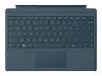 Microsoft Surface Pro Signature Type Cover - Clavier - avec trackpad, accéléromètre - rétroéclairé - Français - bleu cobalt - démo, commercial - pour Surface Pro (Mi-2017), Pro 3, Pro 4 GFZ-00024